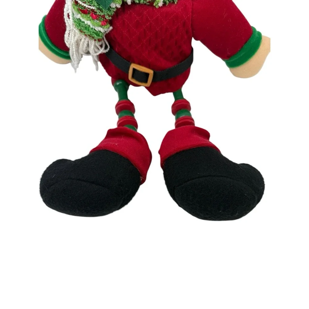 Christmas ELF Plush‎ Toy Door Hanger Red/Green , Felt,  COLLECTIBLE 22